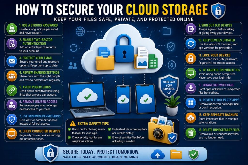 How to Secure Your Cloud Storage and Keep Important Files Safe Online